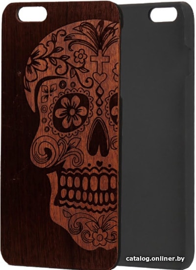 

Чехол для телефона Case Wood для Apple iPhone 7/8 (сапеле, череп женский)