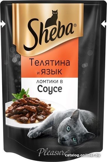 

Пресервы Sheba Pleasure Ломтики в соусе. Телятина и язык 85 г