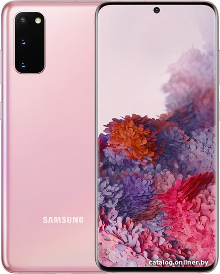 

Смартфон Samsung Galaxy S20 SM-G980F/DS 8GB/128GB Exynos 990 (розовый)