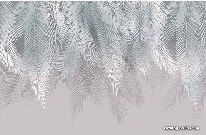 

Фотообои Citydecor Magic Пальмовые листья с защитным покрытием бирюза-серый, 400x260