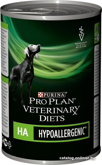 

Консервированный корм для собак Pro Plan Veterinary Diets HA Hypoallergenic 400 г