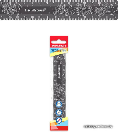 

Линейка Erich Krause Frozen Beauty 15 см dark 55424