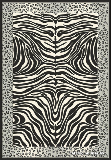 

Ковер для жилой комнаты Ragolle Matrix 89215/3969 135x195 (белый/черный)