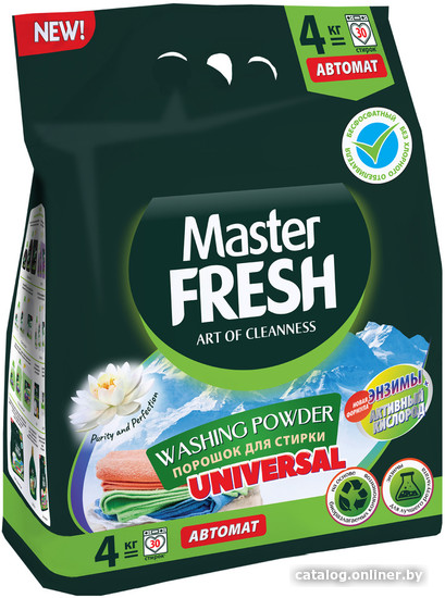 

Стиральный порошок Master Fresh Universal (4 кг)