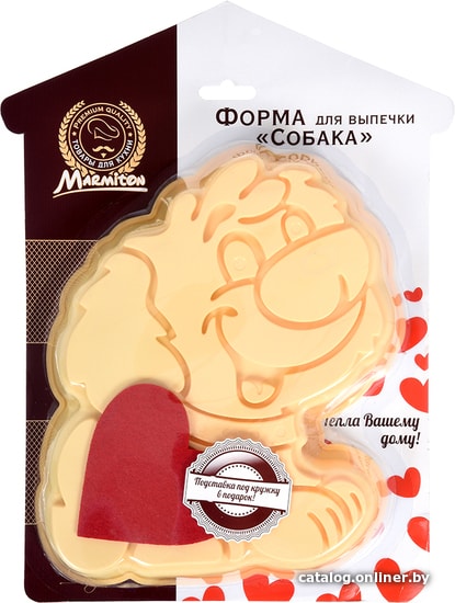 

Форма для выпечки Marmiton Собака 16191 (желтый)