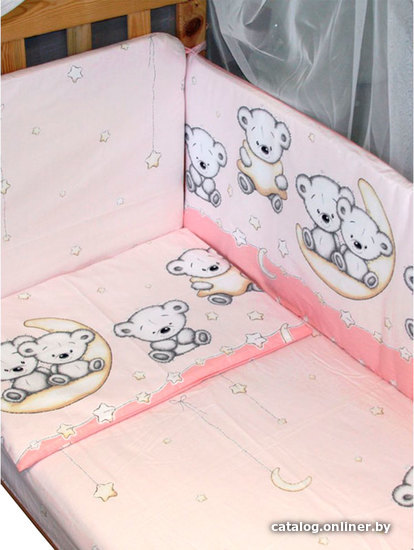 

Постельное белье Баю-Бай Ми-ми Мишки ПР15-ММ1 75x125 (розовый)