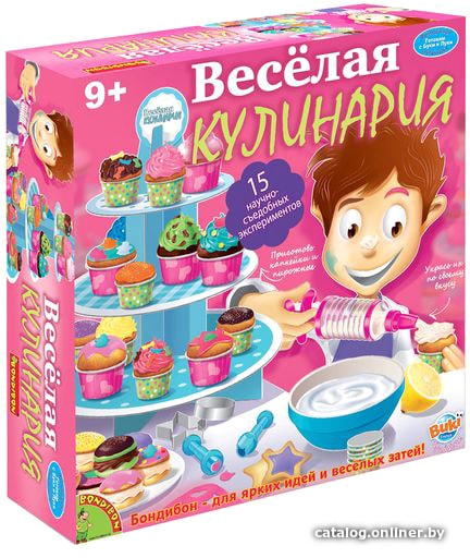 

Набор для опытов Bondibon Науки с Буки Веселая кулинария (15 экспериментов) ВВ1159