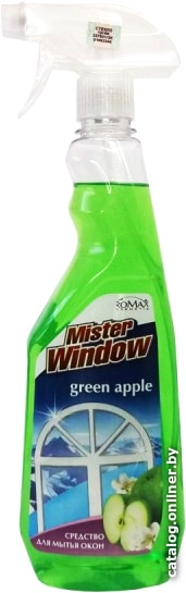 

Средство для стекла и зеркал Romax Mister WindowЗеленое яблоко 750 мл