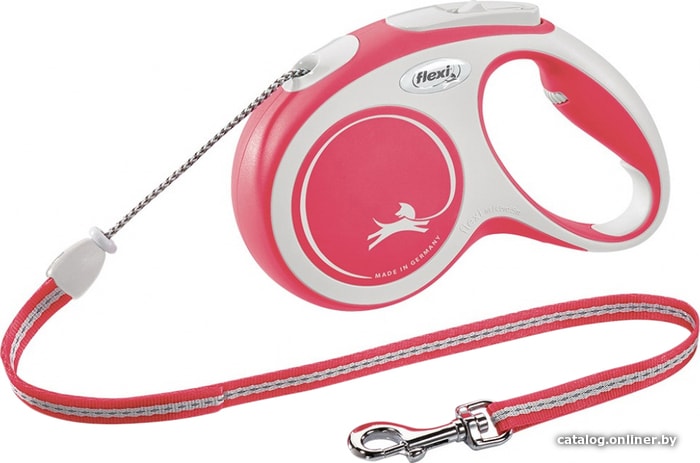 

Поводок-рулетка Flexi New Comfort M Cord 8 м (красный)