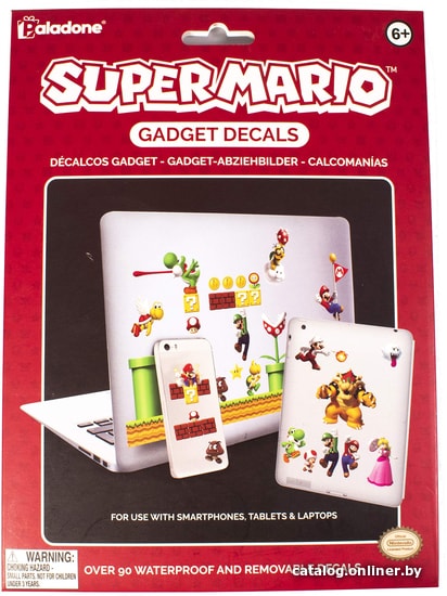 

Набор наклеек Paladone Super Mario Gadget Decals