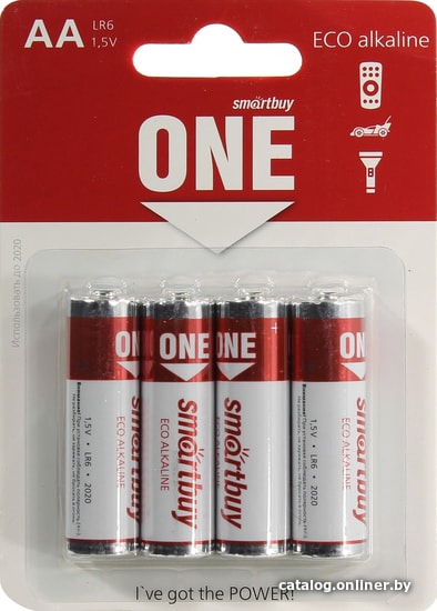 

Батарейка SmartBuy One AA 4 шт. SOBZ-2A04S-Eco