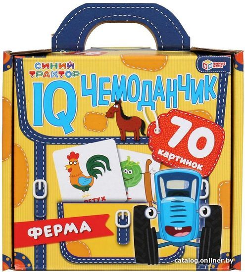 

Развивающая игра Умные игры Синий трактор. Ферма. IQ чемоданчик 4680107907370
