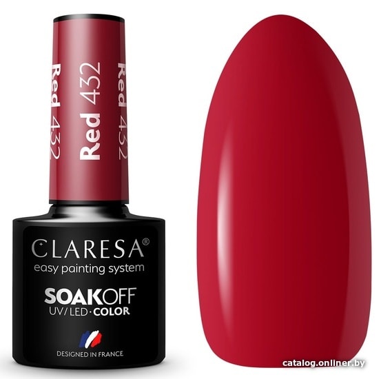 

Гель-лак Claresa Hybrid Red 432 5 мл