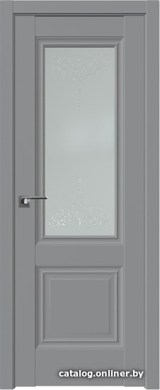 

Межкомнатная дверь ProfilDoors 2.37U 80x200 (манхэттен/стекло Франческо кристалл)