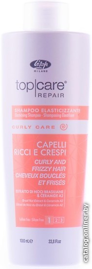 

Шампунь Lisap Top Care Repair Curly Care для вьющихся волос 1 л