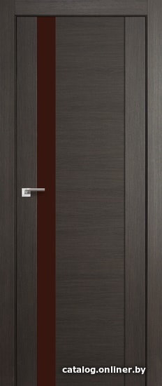 

Межкомнатная дверь ProfilDoors 62X 80x200 (грей мелинга/коричневый лак)