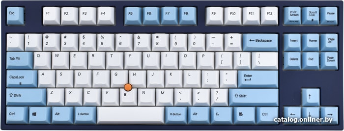 

Клавиатура Leopold FC750R SP Stick Point (серый/синий, MX Silent Red)