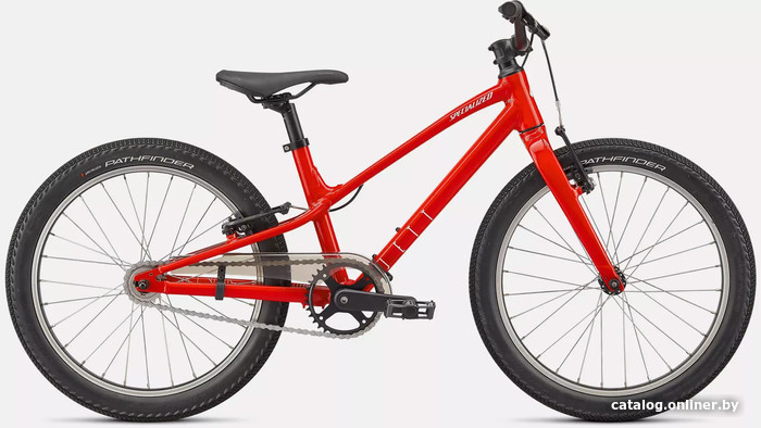 

Детский велосипед Specialized Jett 20 Singlespeed (gloss flo red/white)