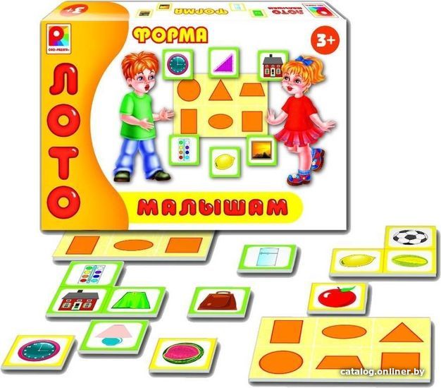 

Развивающая игра Радуга Лото малышам Форма С-909