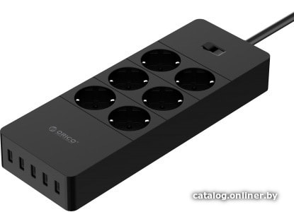 

Сетевой фильтр Orico HPC-6A5U-BK