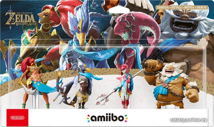

Экшен-фигурка Nintendo amiibo Урбоса + Ревали + Мифа + Дарук