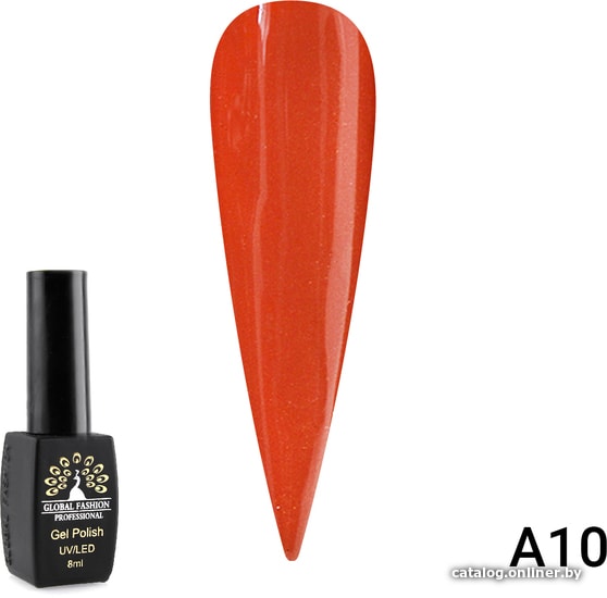 

Гель-лак Global Fashion Black Elite серии А (тон A10) 8 мл