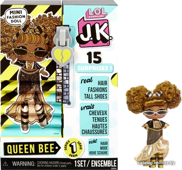 

Кукла-сюрприз L.O.L. Surprise! J.K. Mini Fashion Doll Queen Bee 570783