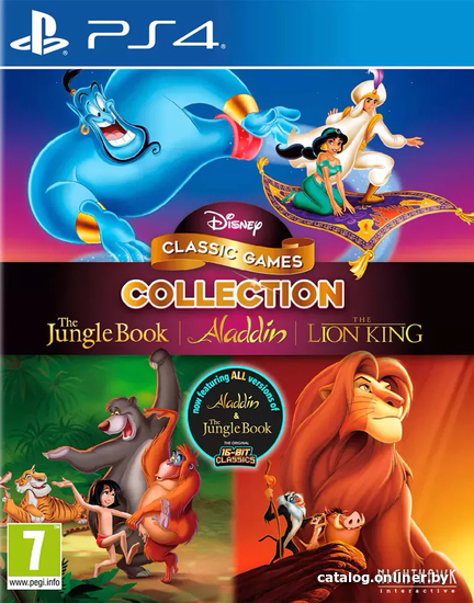 

Disney Classic Games: The Jungle Book, Aladdin and The Lion King для PlayStation 4