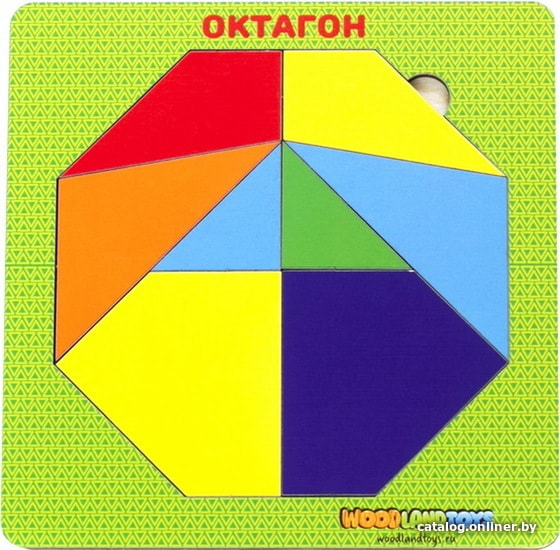 

Мозаика/пазл WoodLand Toys Октагон 083214