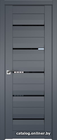 

Межкомнатная дверь ProfilDoors Модерн 48U 80x200 (антрацит/стекло черный триплекс)
