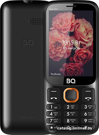 

Кнопочный телефон BQ-Mobile BQ-3590 Step XXL+ (черный/оранжевый)