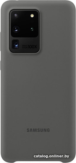 

Чехол для телефона Samsung Silicone Cover для Galaxy S20 Ultra (серый)