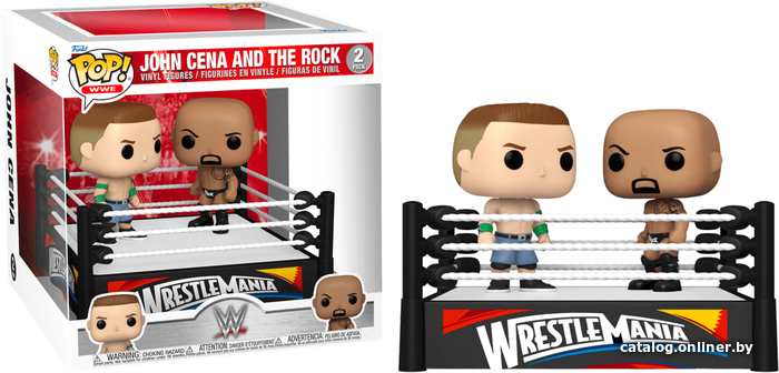 

Набор фигурок Funko POP! Moment. WWE – Cena vs Rock 2012 61463
