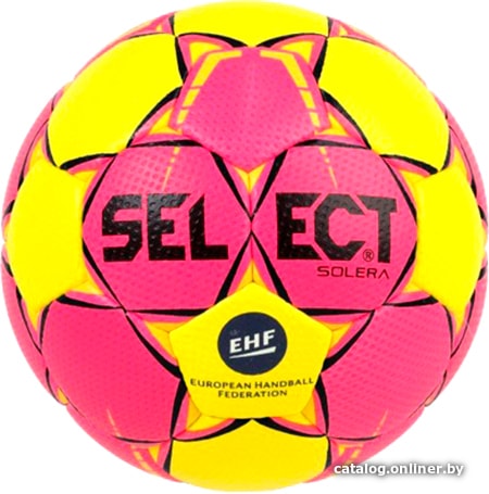 

Мяч Select Solera EHF (2 размер, розовый/желтый)