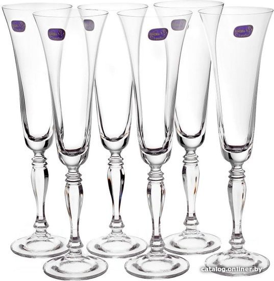 

Набор бокалов для шампанского Bohemia Crystal Victoria 40727/180