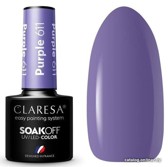 

Гель-лак Claresa Hybrid Purple 611 5 мл