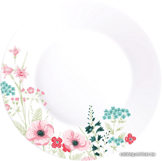 

Тарелка обеденная Luminarc Rose Pompon N1264