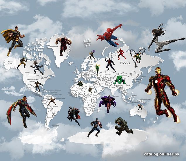 

Виниловые обои Citydecor Superhero 2 300x270