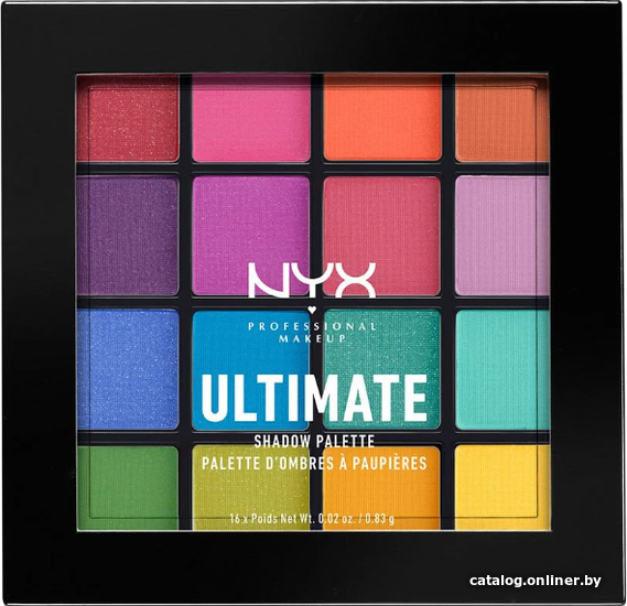 

Палитра теней NYX Ultimate Shadow Palette (04 Brights) 13.28 г