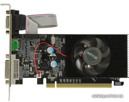 

Видеокарта KFA2 GeForce GT210 1GB DDR3 21GGF4HI00NK