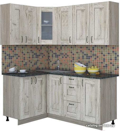

Готовая кухня Интерлиния Мила Хольц 12x18 (дуб серый)