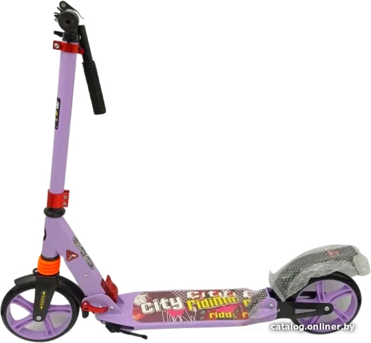 

Двухколесный подростковый самокат Scooter City 682 (фиолетовый)