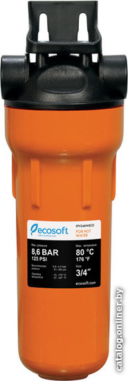 

Магистральный фильтр ECOSOFT механической очистки для горячей воды 3/4" FPV34HWECO