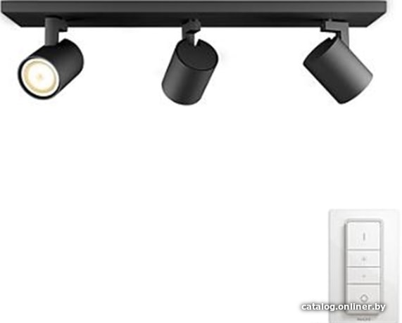 

Спот Philips Hue Buratto Bar/Tube 3x5.5W Spots (черный)