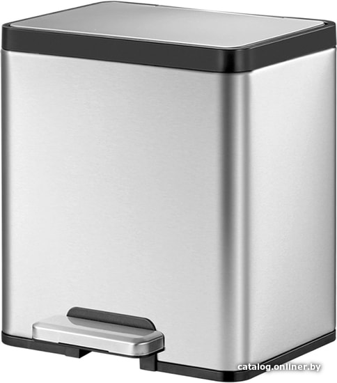 

Мусорное ведро Eko Ecocasa II EK9138 20 л (матовый стальной)