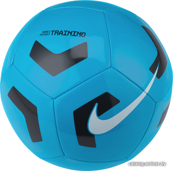 

Мяч Nike Pitch Training CU8034-434 (5 размер, голубой)