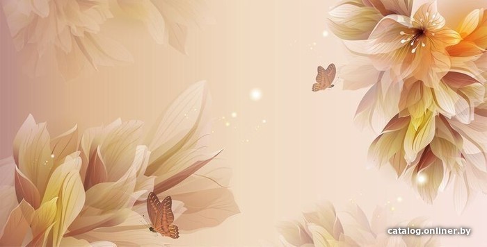 

Виниловые обои Citydecor Цветочный декор 9 3D 500x270
