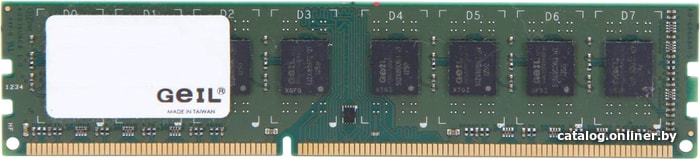 

Оперативная память GeIL 8GB DDR3 PC3-10600 GG38GB1333C9SC