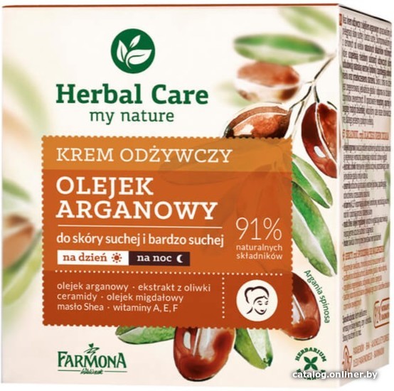 

Farmona Крем для лица Herbal Care Питательный Аргановое масло с керамидами День/Ночь (50 мл)