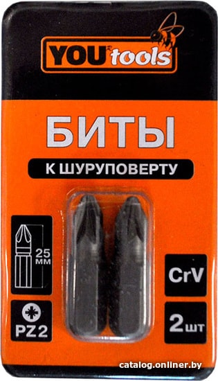 

Набор бит Yourtools PZ2х25 (2 предмета)